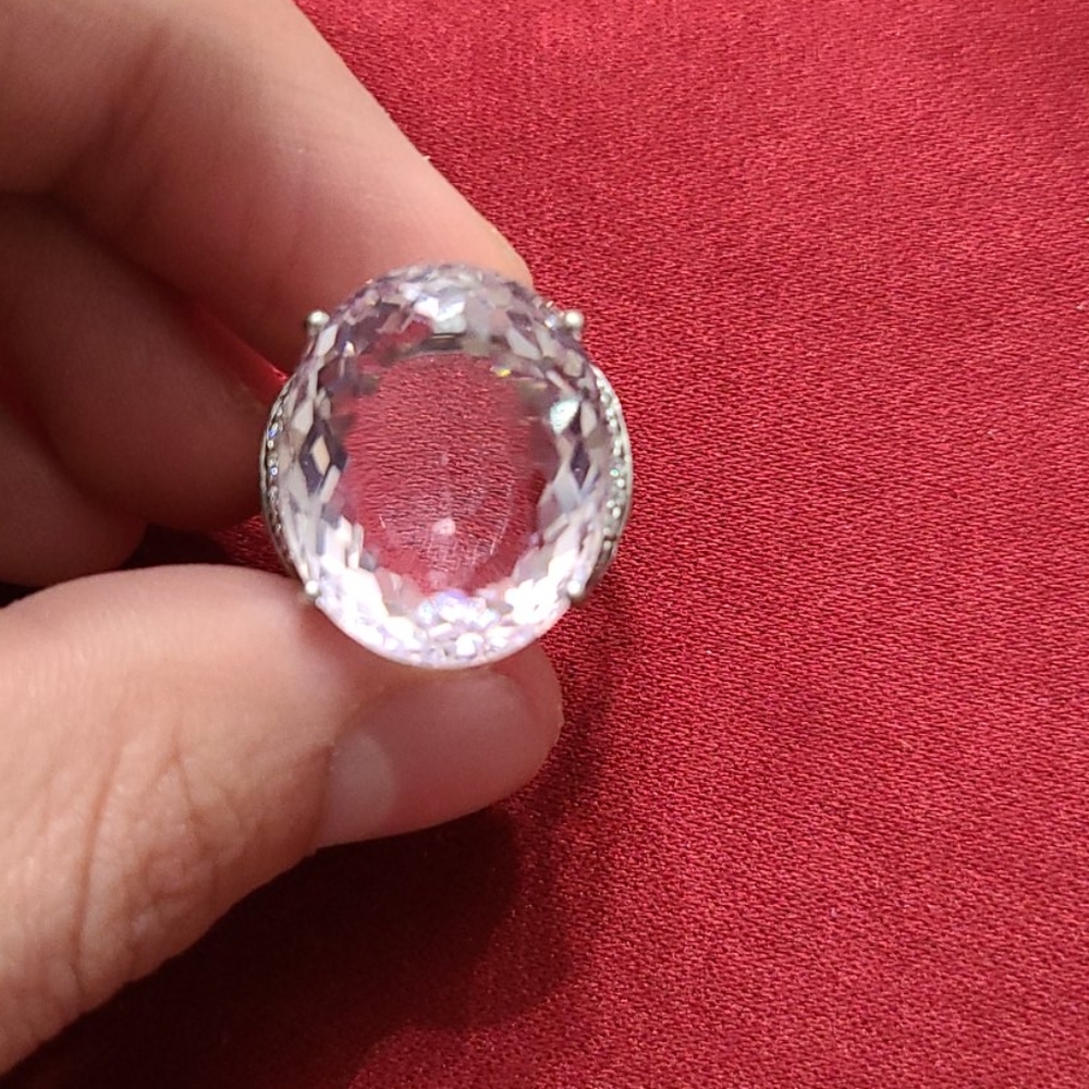 Genuine Kunzite set in silver